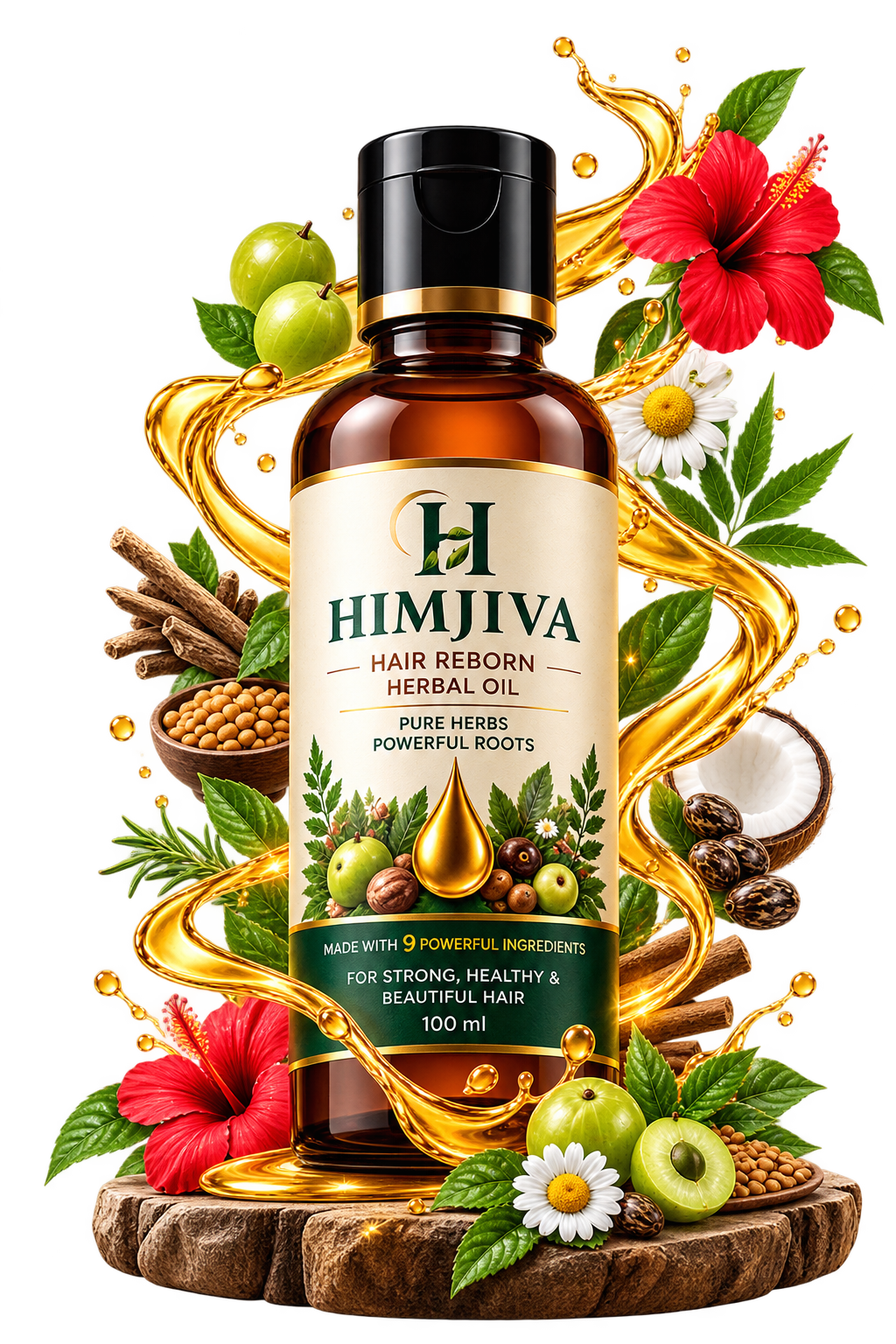 HIMJIVA Bottle and Packaging